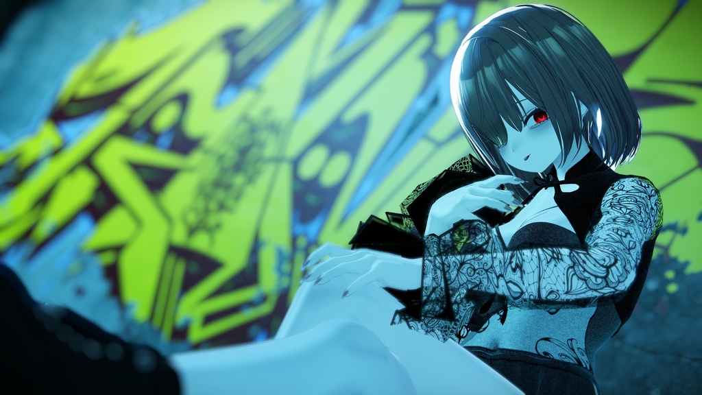 【15アバター対応:アイテクスチャ】Rainy Sky ー 基本カラー1種+バリエーション8種