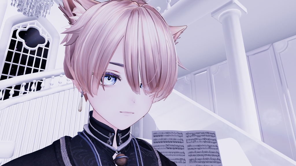 【15アバター対応:アイテクスチャ】Night Snow - カラーバリエーション9種