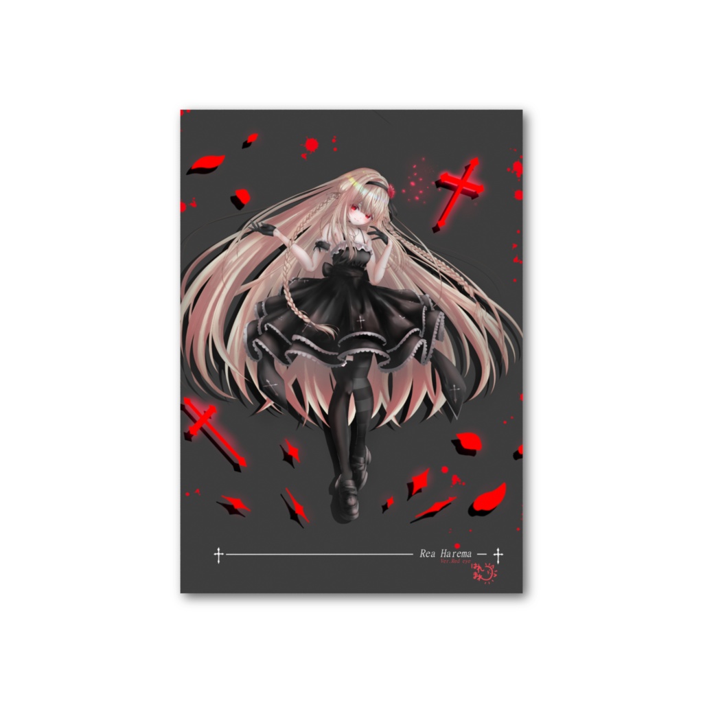 晴間れあ フォト風カード(両面印刷)