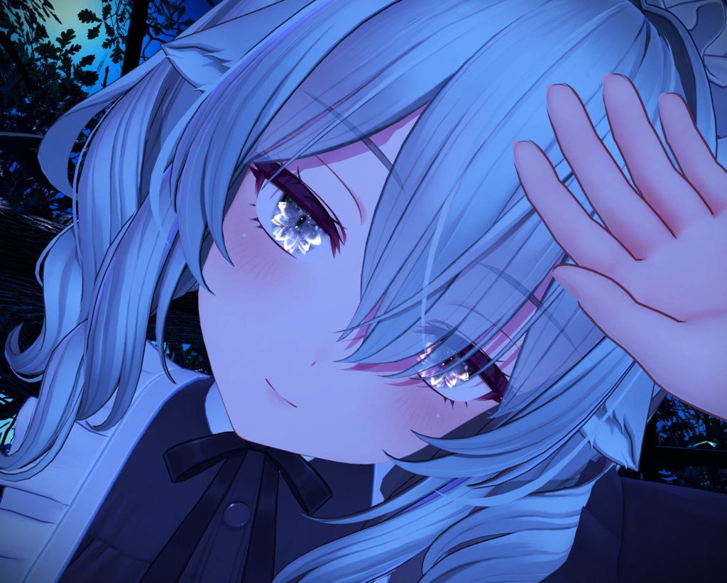 【9アバター対応:瞳テクスチャ】Sparkle Flower