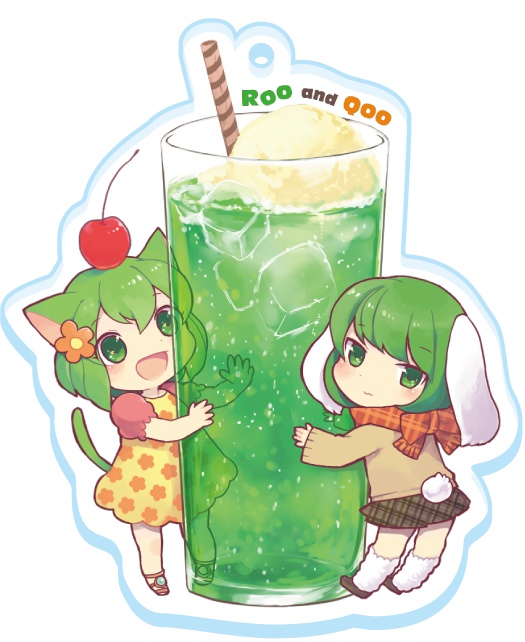 ルーアンドクーアクリルキーホルダー