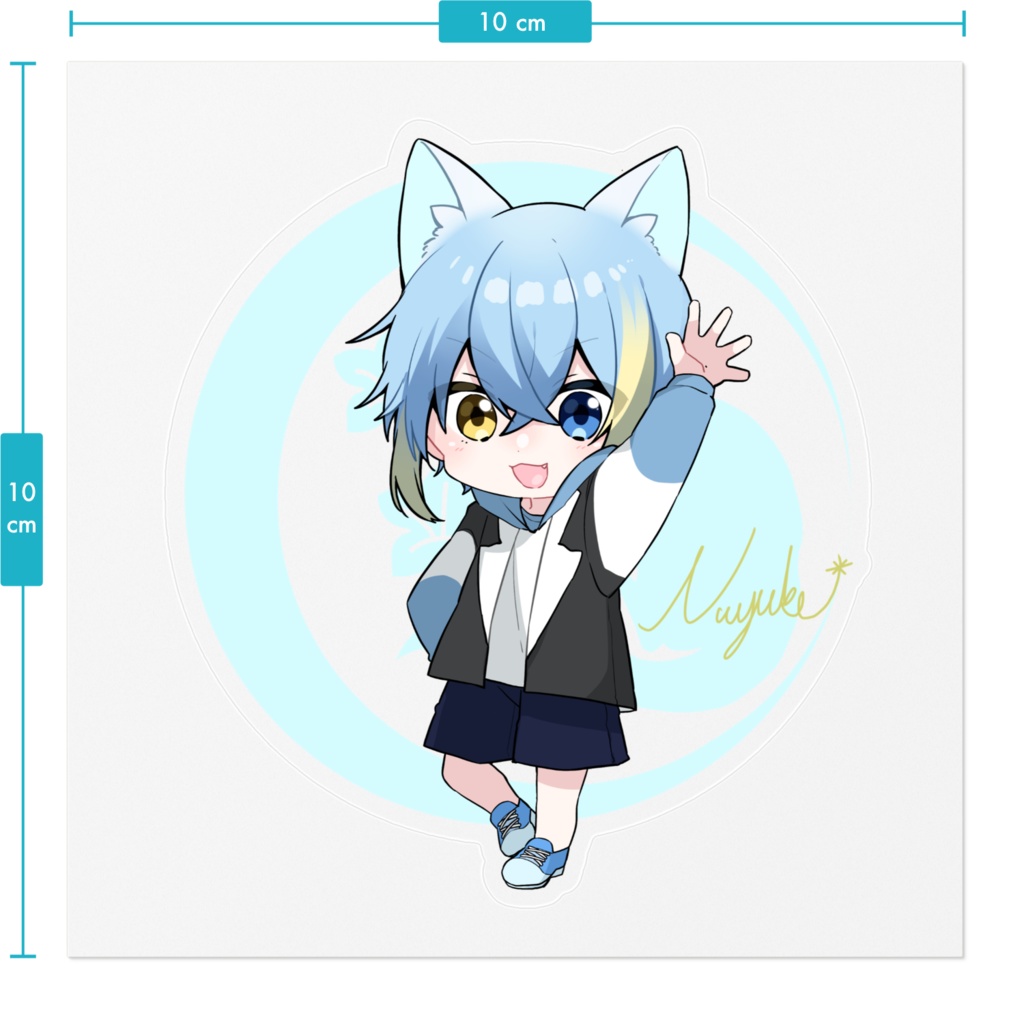 永雪サイン入りステッカー(通常ver.)