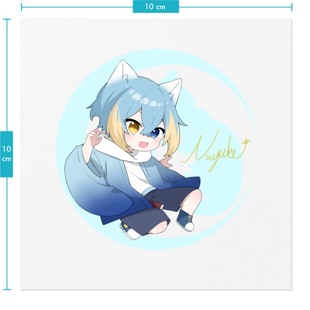 永雪サイン入りステッカー(3周年ver.)