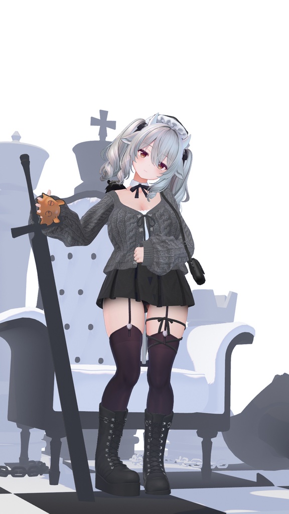 【MA対応】スカート暗幕 Black Screen of Avatar(BSoA)