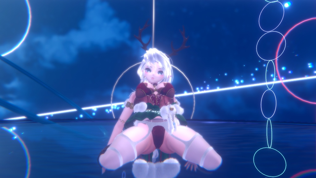 VRCHAT Avatar - Cloudy Snow Puff - PC and Quest Compatible - X-mas - Christmas - Holiday - GoGo Loco