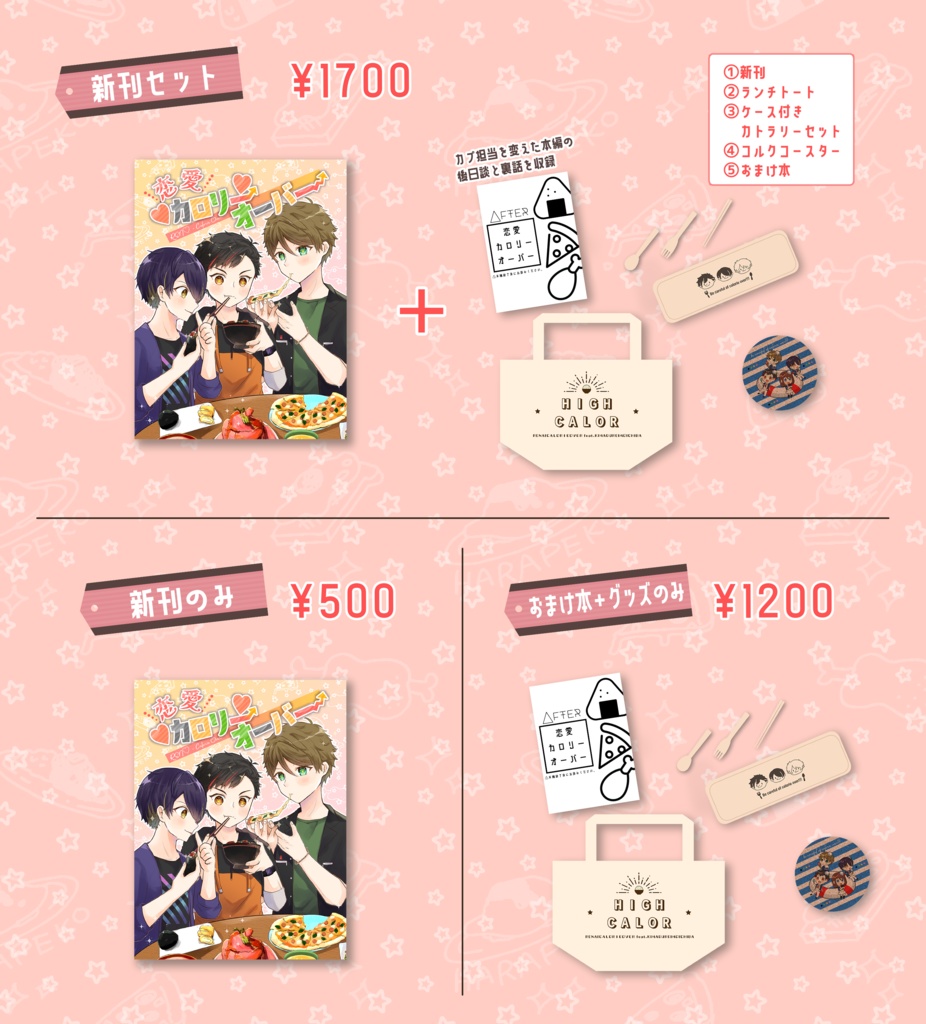 【のりたまあん合同誌】恋愛カロリーオーバー