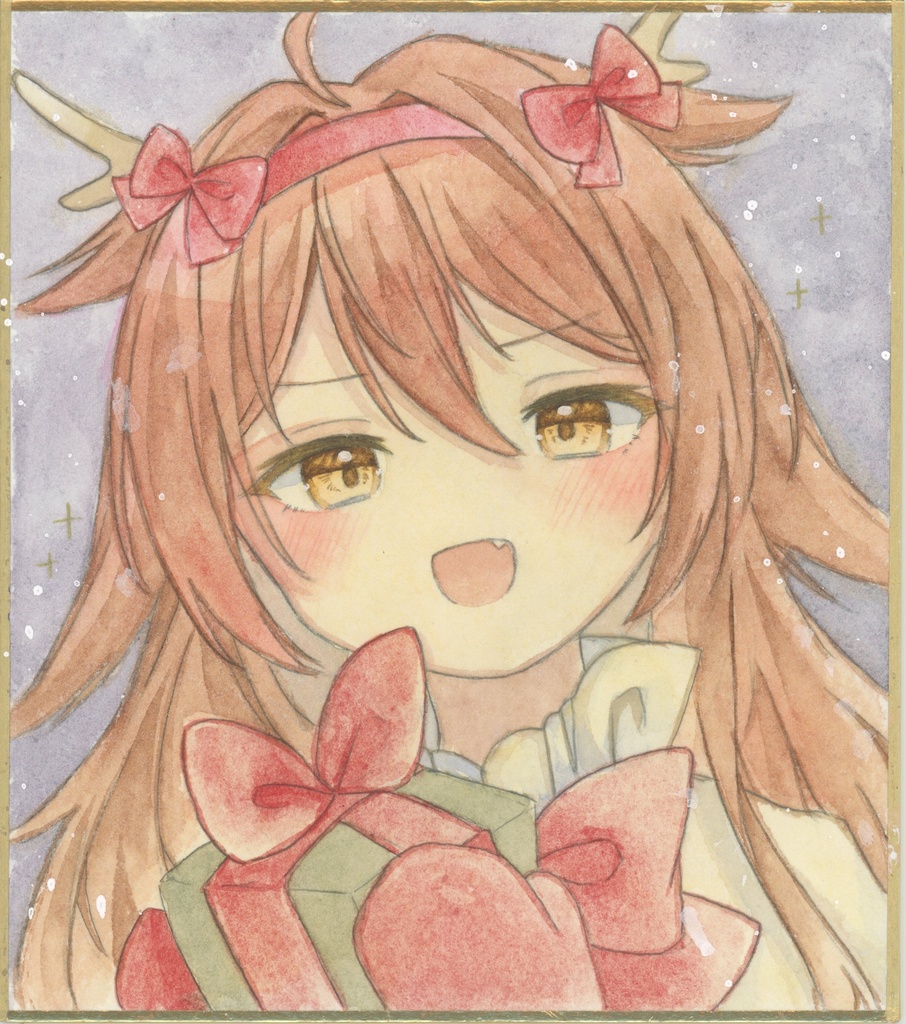 【メリークリスマス！】艦これ　白露改二　色紙