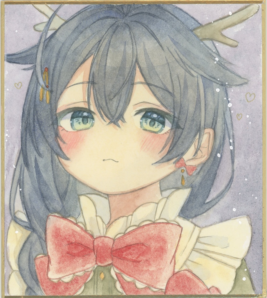 【メリークリスマス！】艦これ　時雨改三　色紙