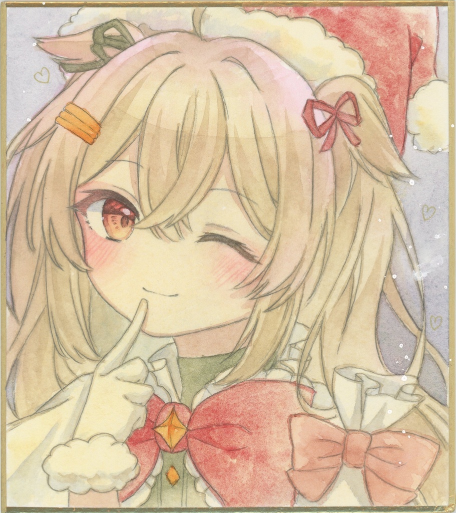 【メリークリスマス！】艦これ　村雨改二　色紙