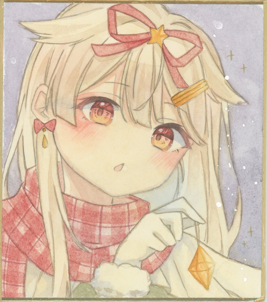 【メリークリスマス！】艦これ　夕立改二　色紙