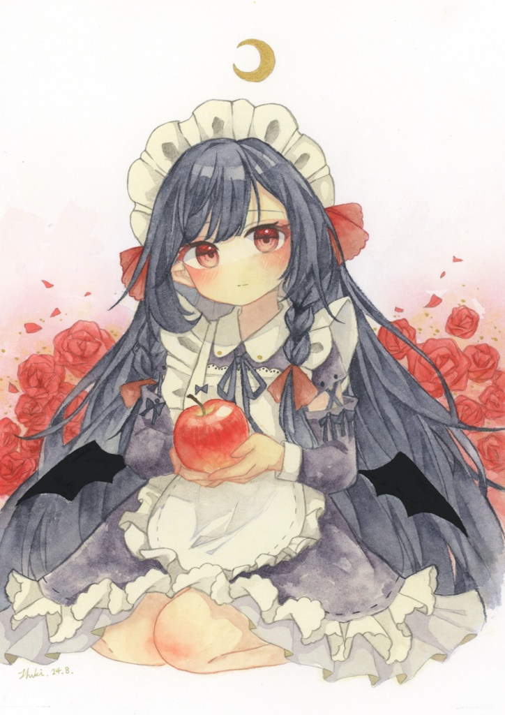 額装原画 『Secret』創作イラスト