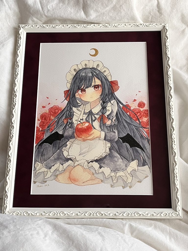 額装原画 『Secret』創作イラスト