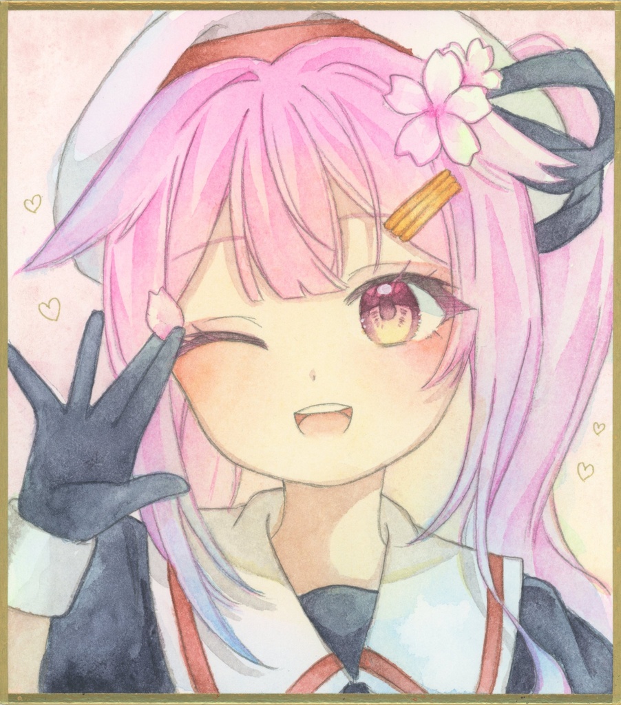 艦これ 春雨改二 色紙