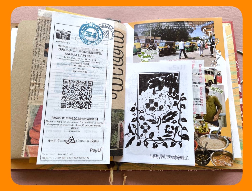 壁に絵を描く旅03(南インド編)