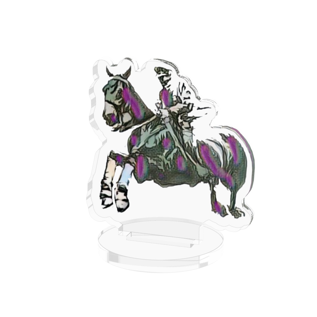 アクリルフィギュア 乗馬