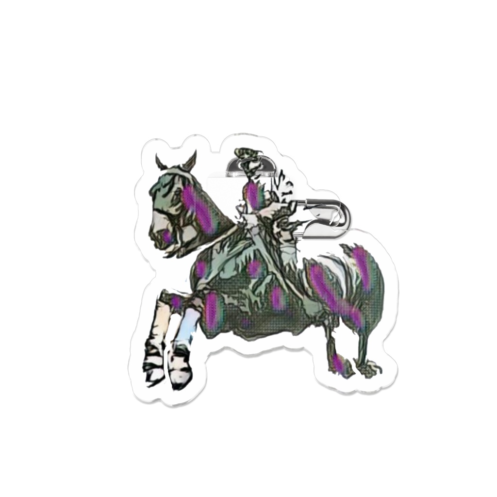 アクリルバッジ HORSE&RIDER