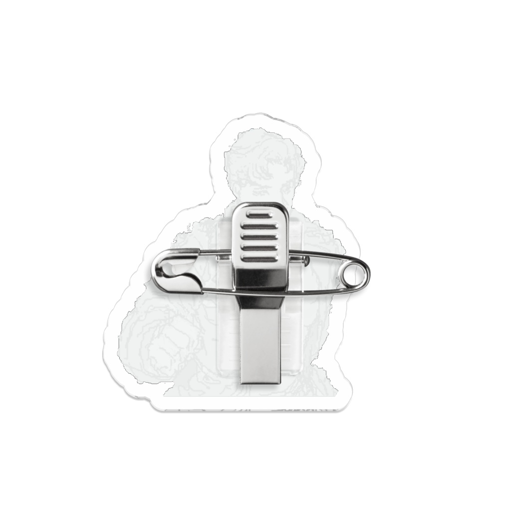 アクリルバッジ 青年