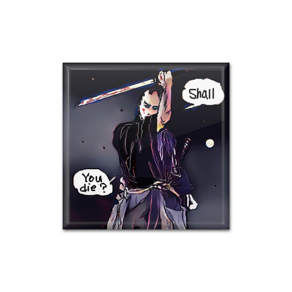 缶バッチ　SAMURAI