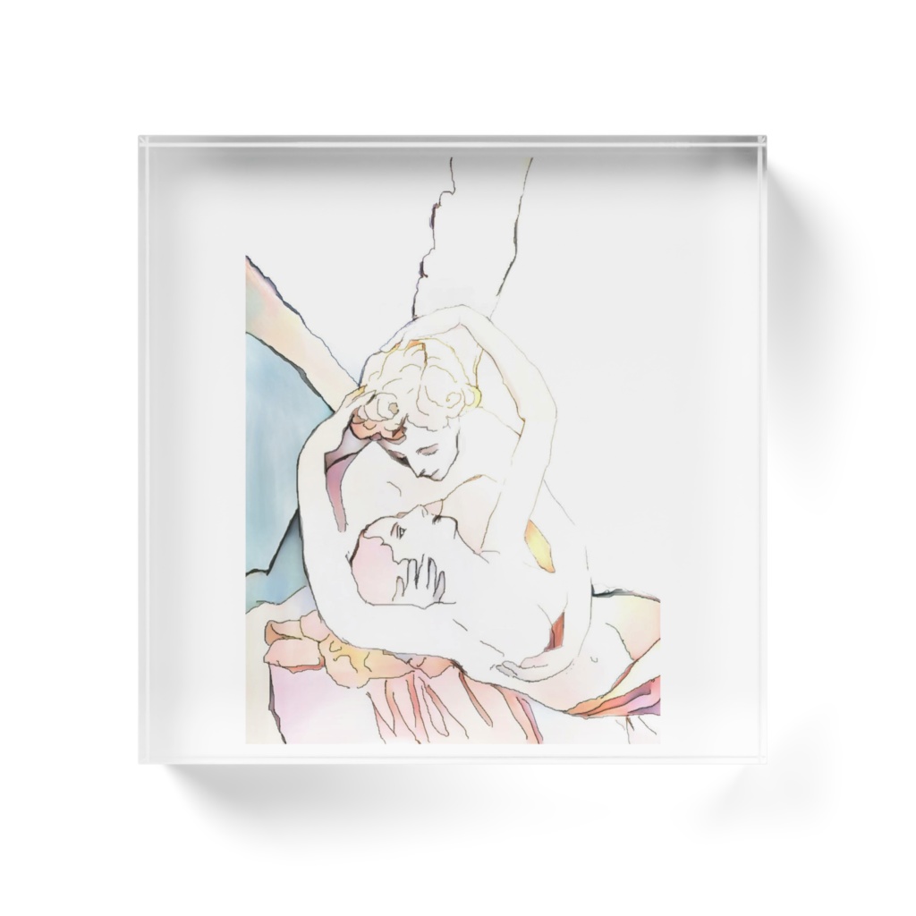 アクリルブロック アモールとプシュケー