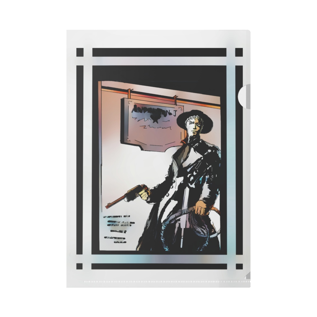 クリアファイル　GUN FIGHTER Ⅲ