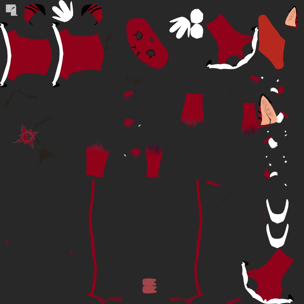 Low Poly Vrchat Anime-Character