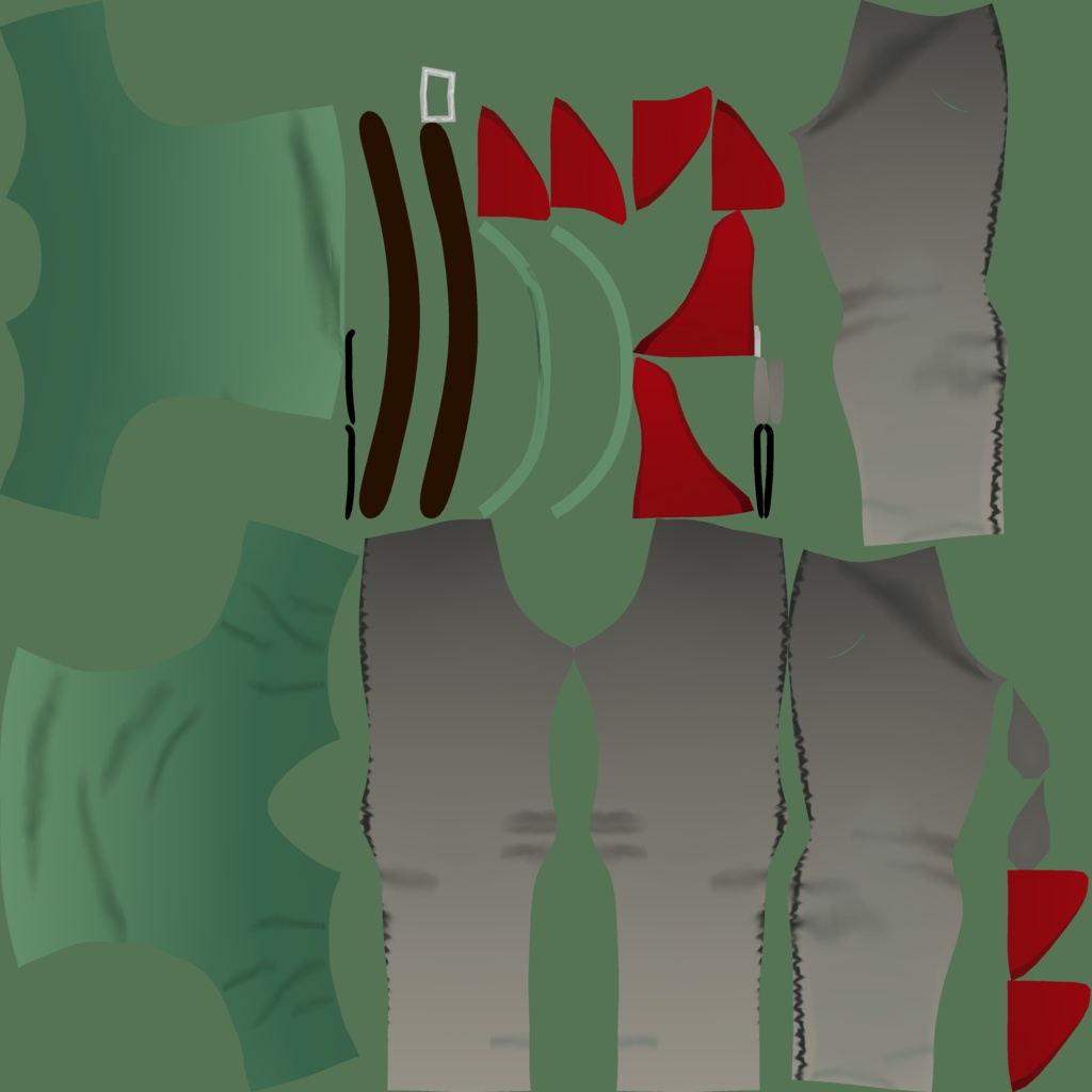 Low Poly Vrchat Anime-Character