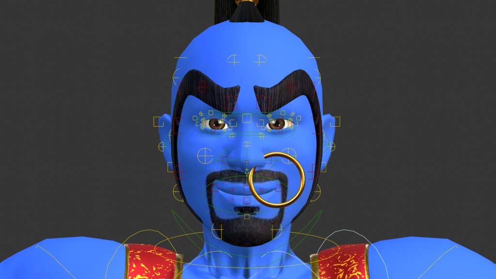Lowpoly Game Ready Genie Character