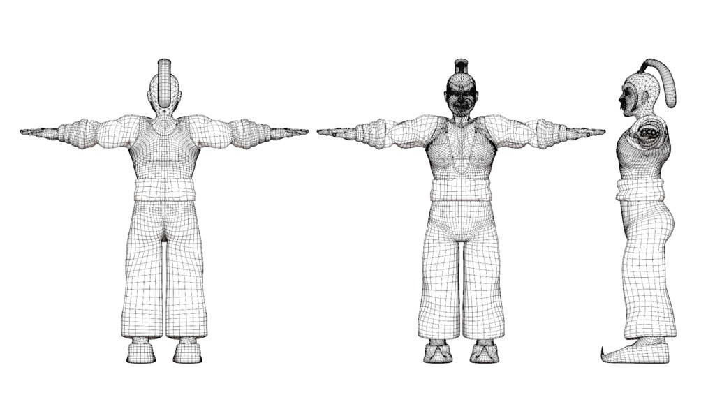 Lowpoly Game Ready Genie Character