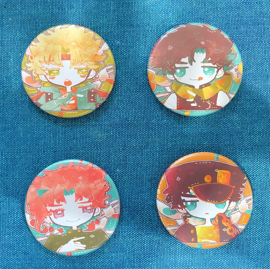 2,3部マット缶バッジ