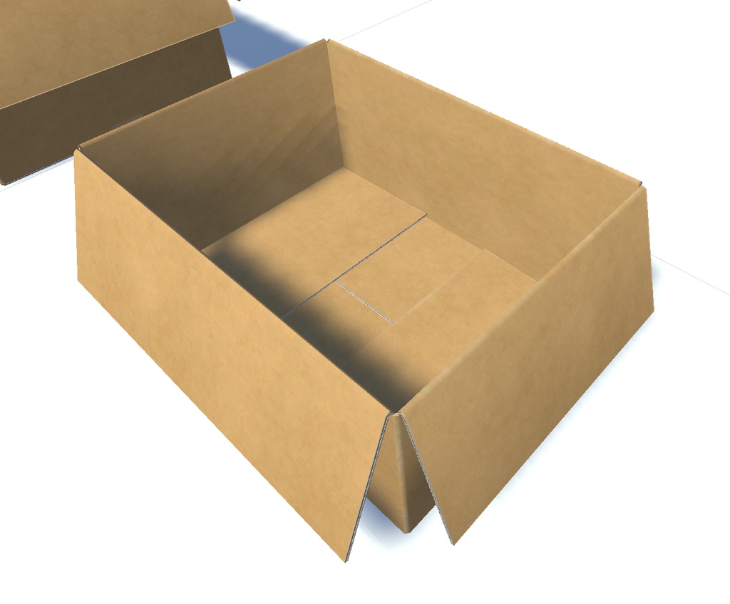 【3Dモデル】台車&段ボールセット PushCart CardBoard