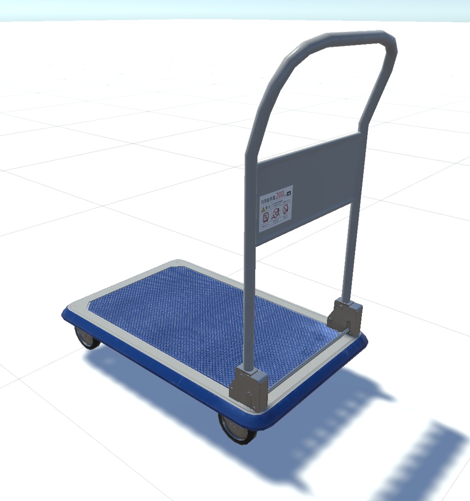 【3Dモデル】台車&段ボールセット PushCart CardBoard