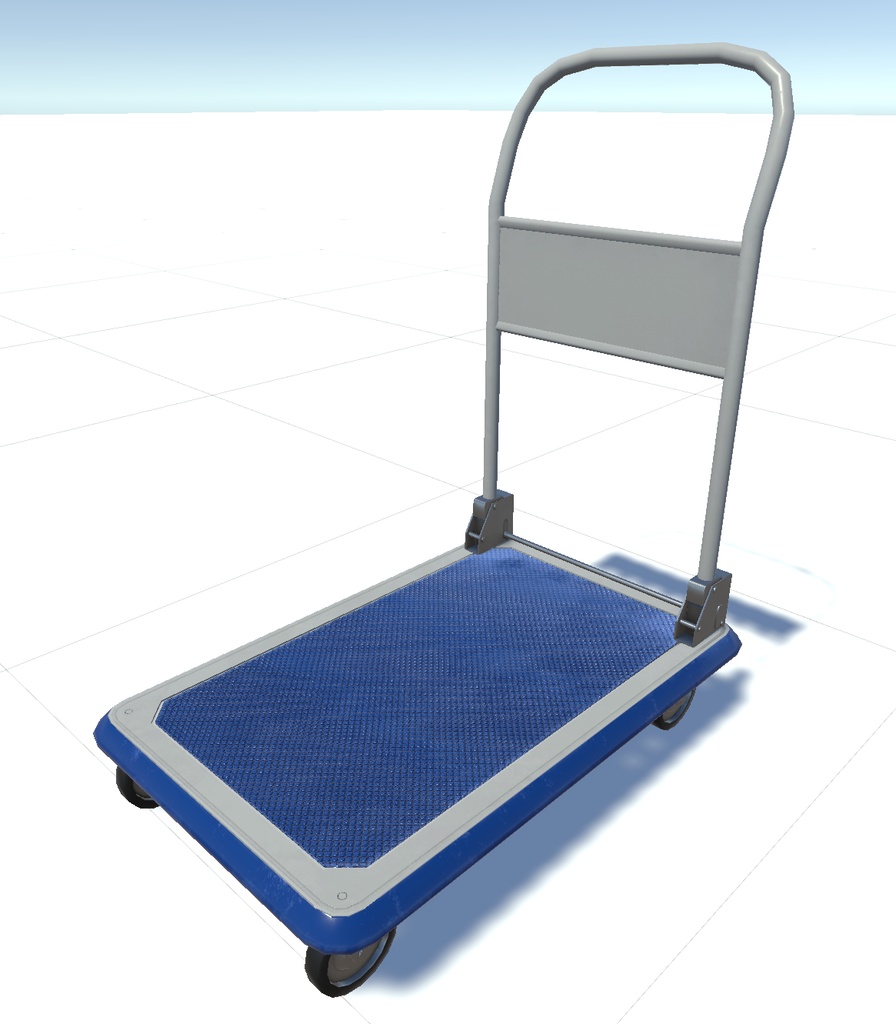 【3Dモデル】台車&段ボールセット PushCart CardBoard