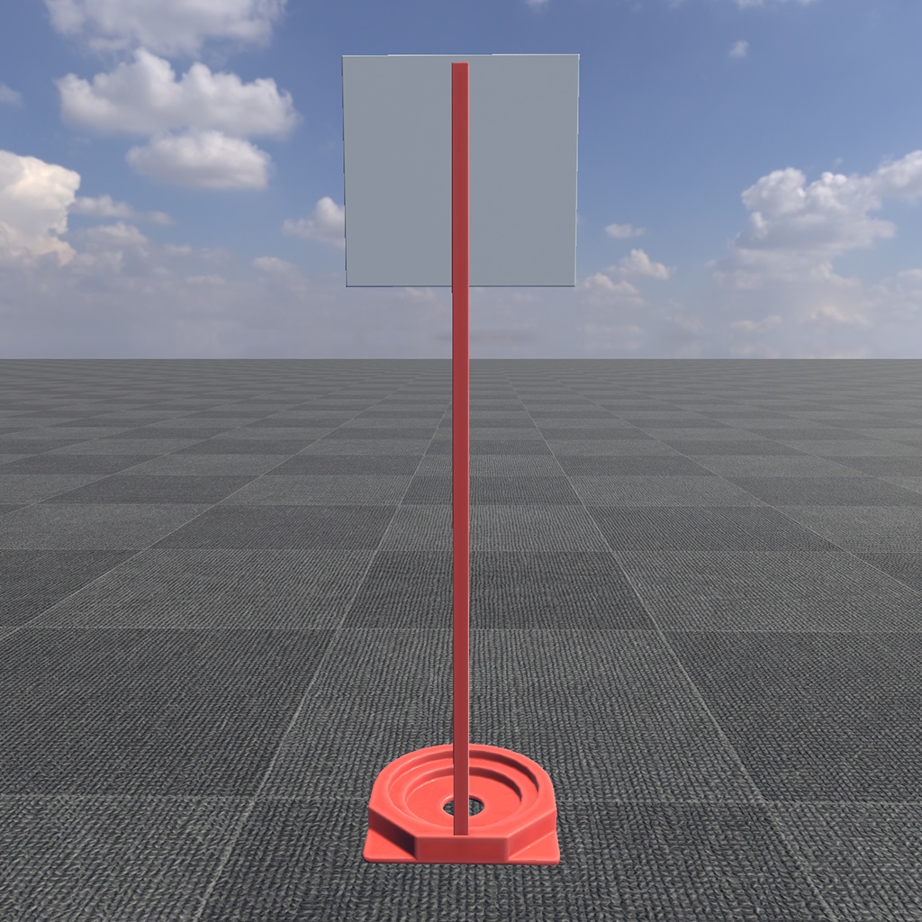 【3Dモデル】消火器(業務用)&消火器スタンドセット