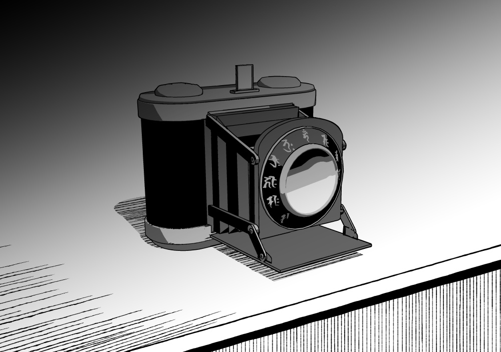 零紅い蝶2次創作用、射影機3D素材(CLIP STUDIO専用)