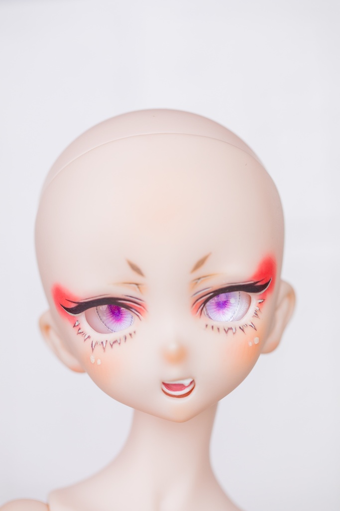 カスタムヘッド『DDH-10』SW肌 レジン盛り+開口 カボションアイ2種