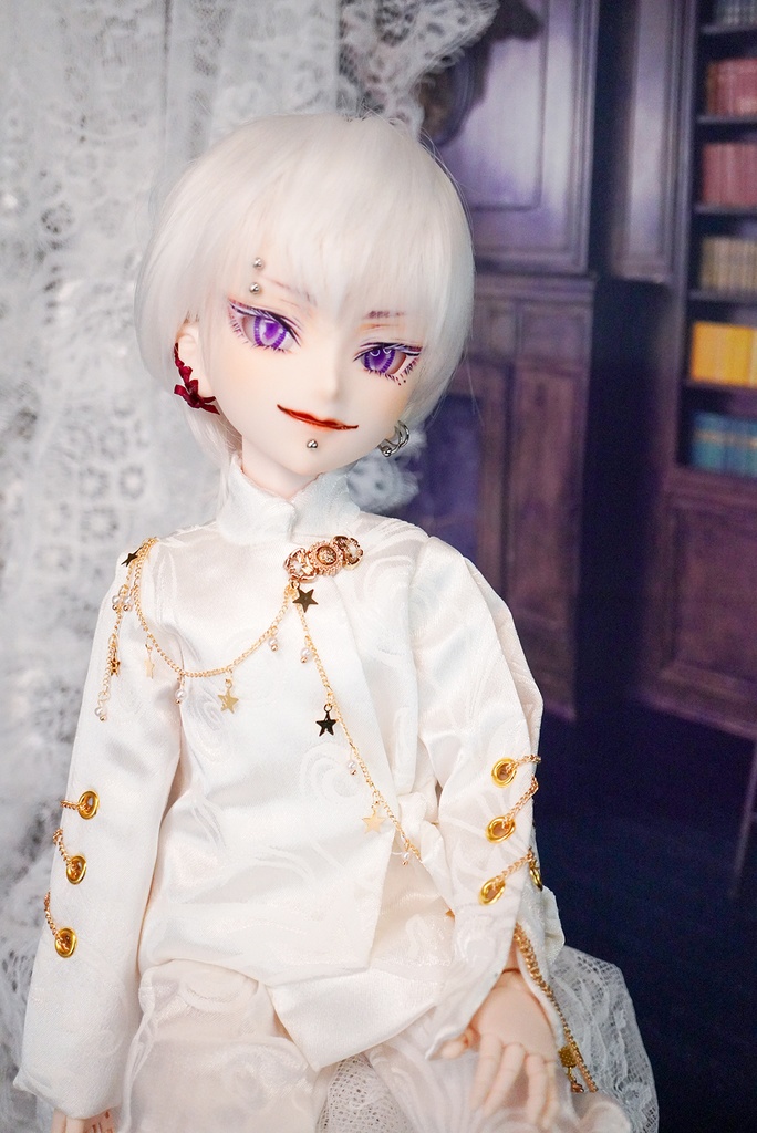 カスタムヘッド　『DDH-09』　SW肌　ソフビ盛り＋カボションアイ