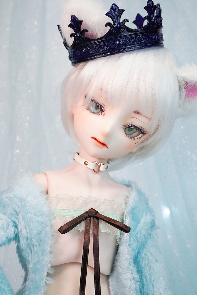 カスタムヘッド 『DDH-07』 SW肌 レジン盛り+カボションアイ+レジンアイ