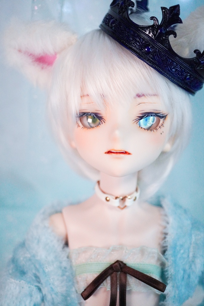カスタムヘッド　『DDH-07』　SW肌　レジン盛り＋カボションアイ+レジンアイ