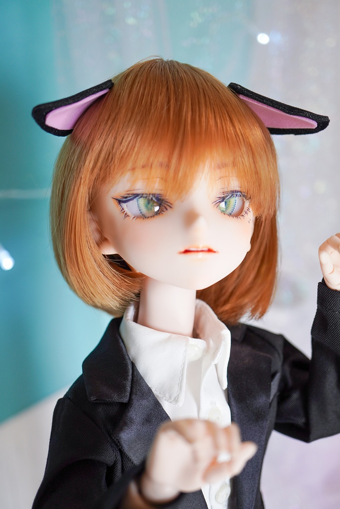 カスタムヘッド 『DDH-07』 SW肌 レジン盛り+カボションアイ+レジンアイ