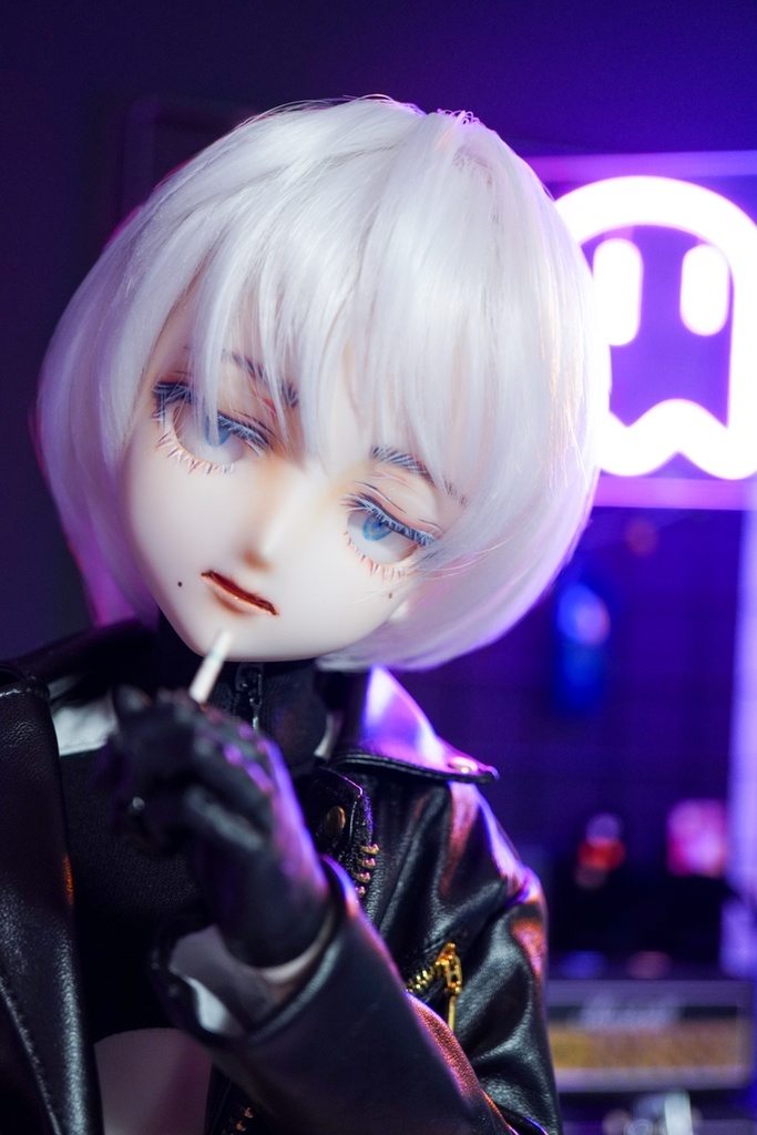 カスタムヘッド『DDH-09』 SW肌 レジン盛り+レジンアイ2種