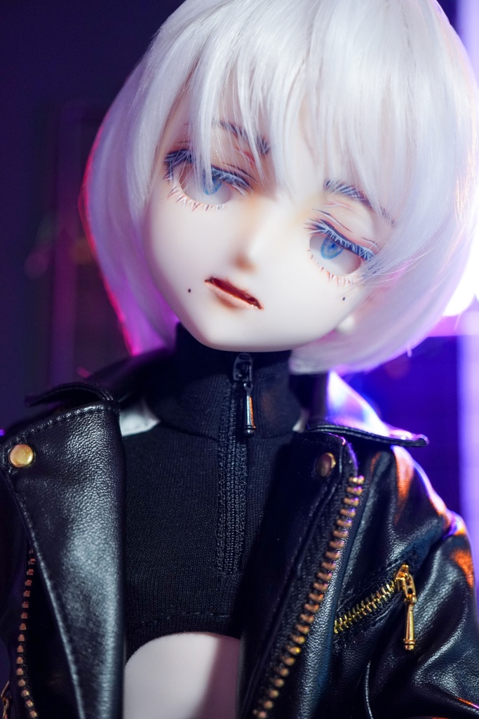 カスタムヘッド『DDH-09』　SW肌　レジン盛り＋レジンアイ2種