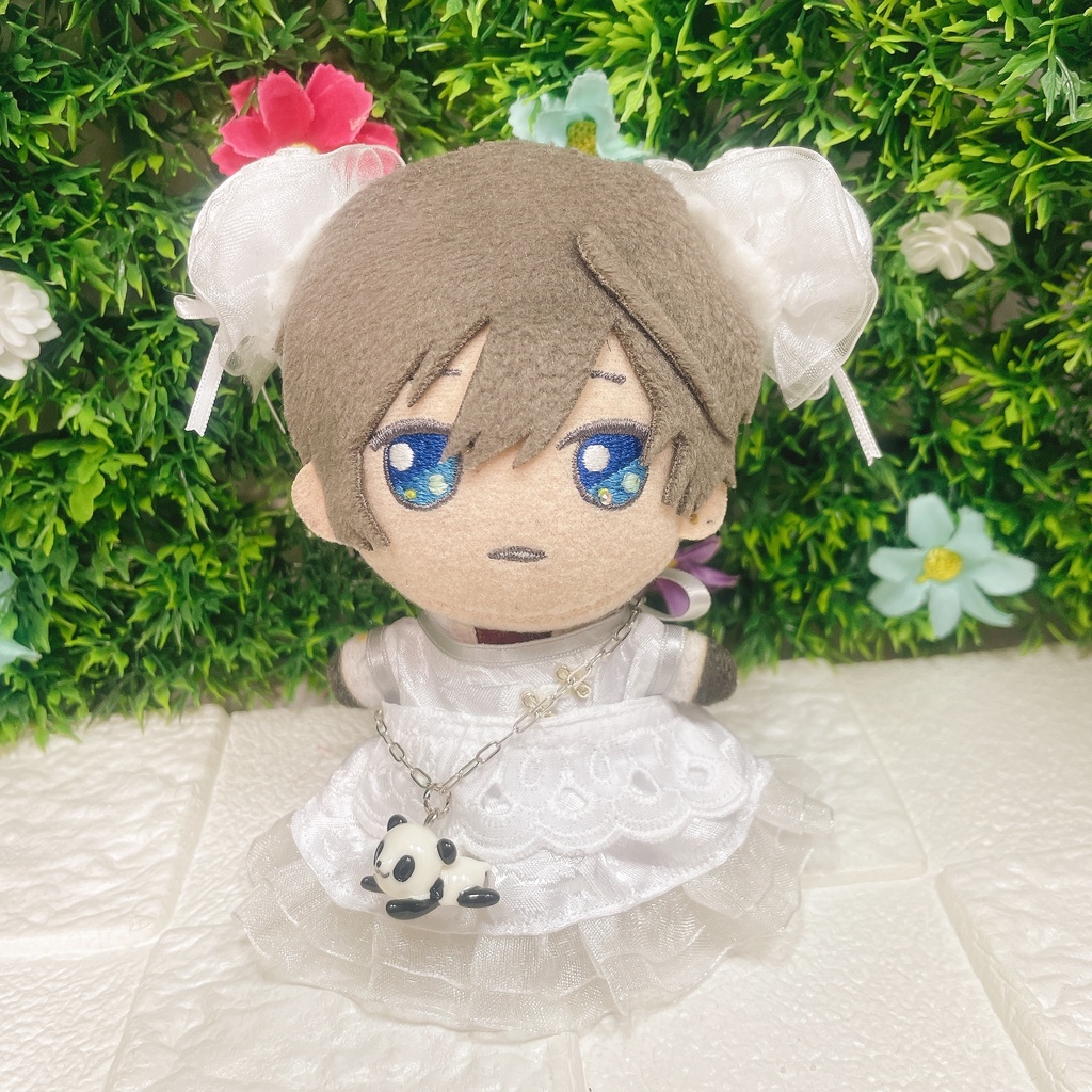 12cm ぬい服 🐼ぱんだチャイナメイド🐼ホワイト