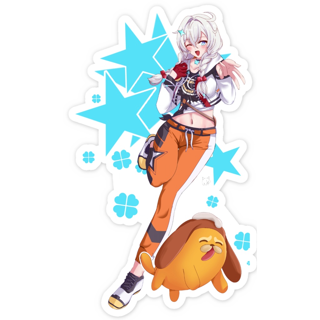 Kiana kaslana phone stiker