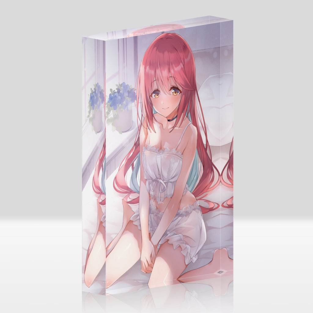 兎十碼一花 1周年記念アクリルブロック