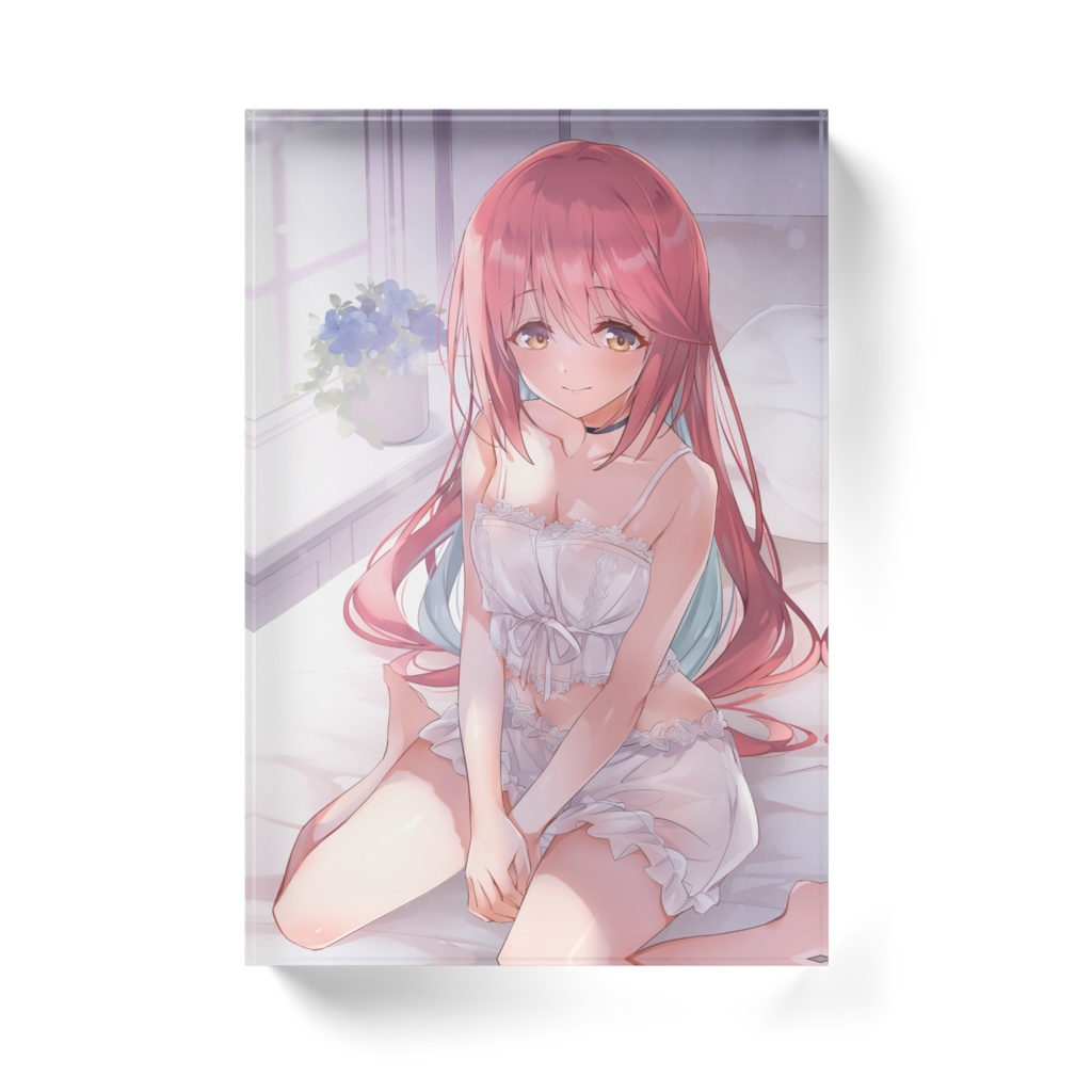 兎十碼一花 1周年記念アクリルブロック