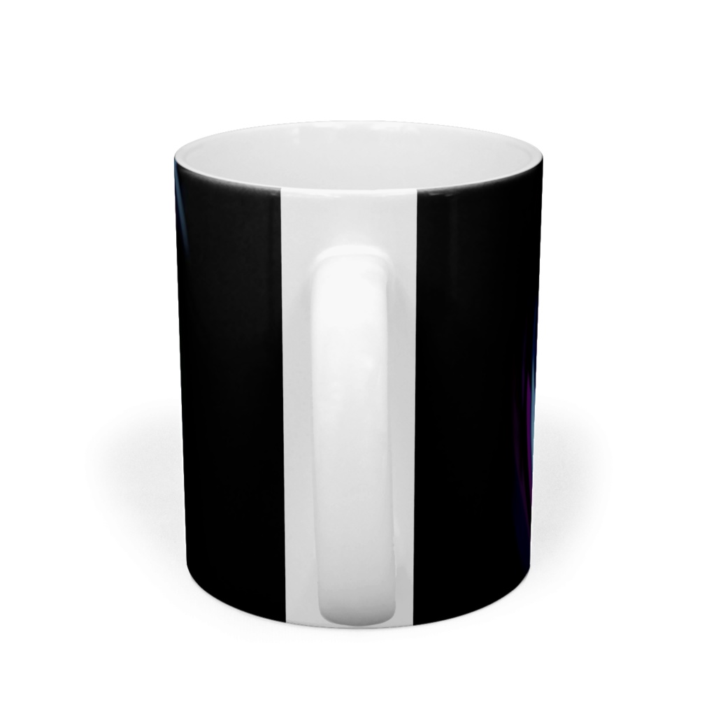 マグカップ「アブストラクトA」青