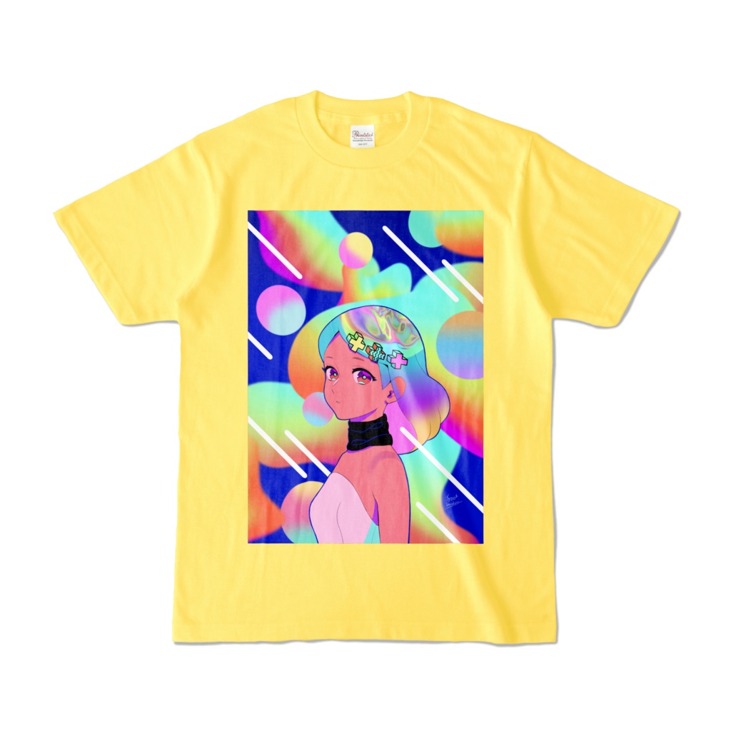 カラーTシャツ「ひとめぼれ」(ネオンシリーズ)