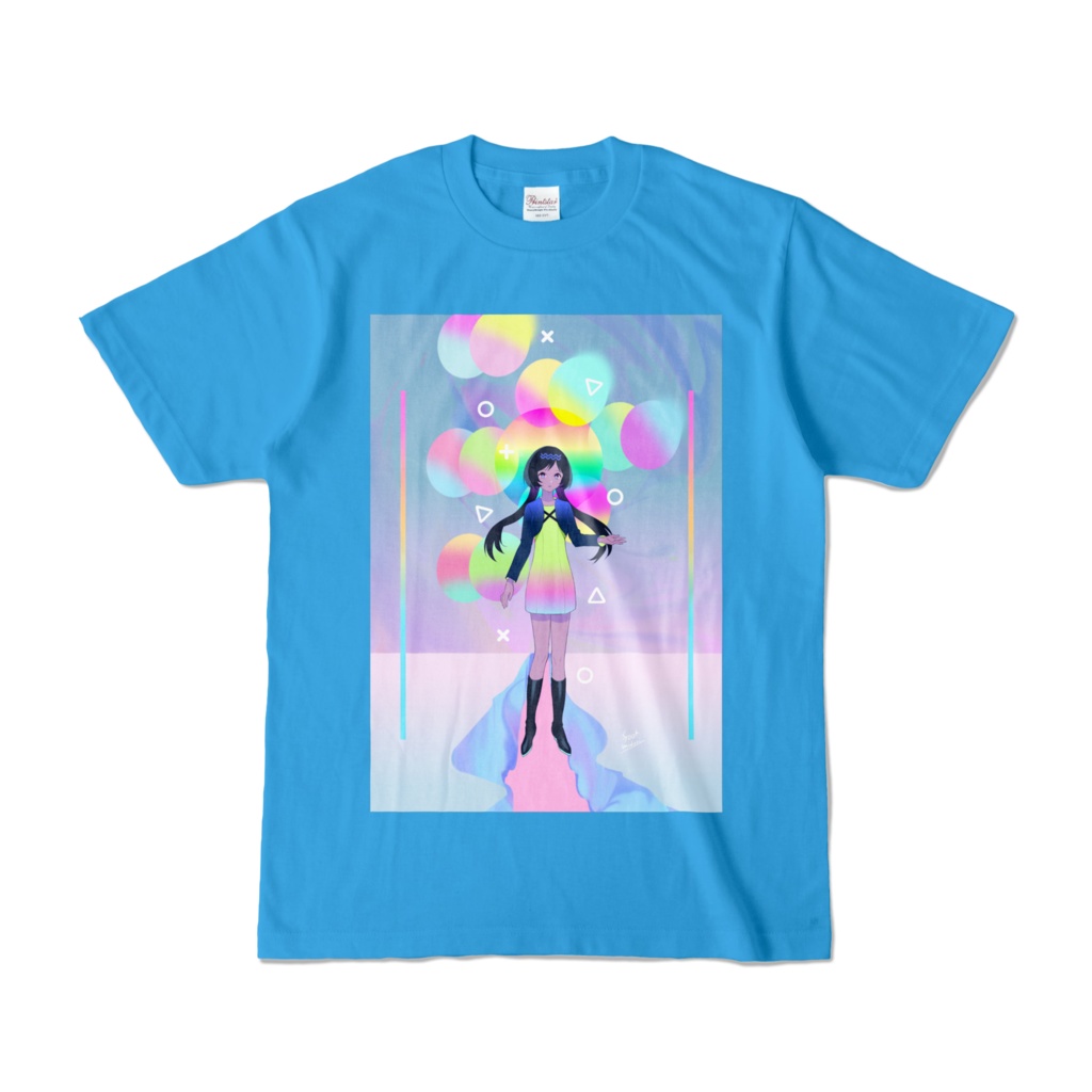 カラーTシャツ「雨が降ったら」(ネオンシリーズ)