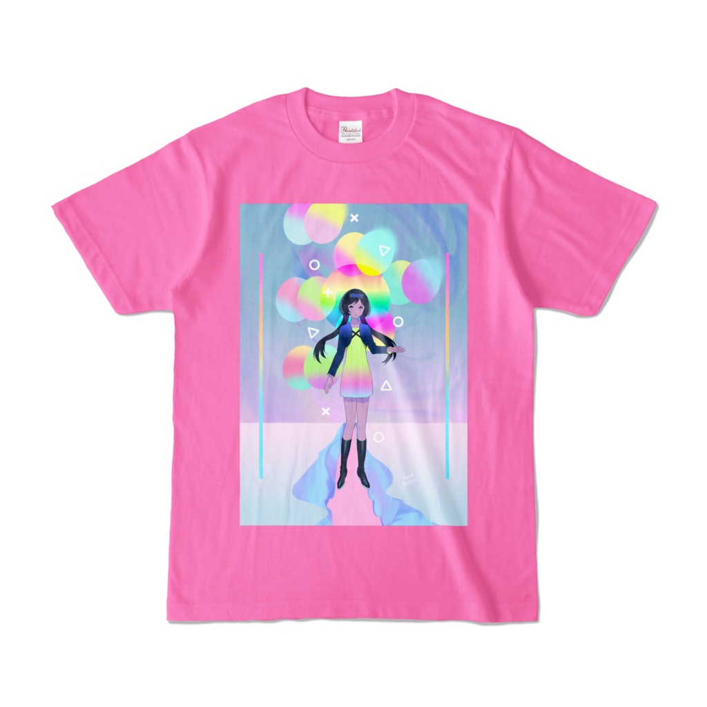 カラーTシャツ「雨が降ったら」(ネオンシリーズ)