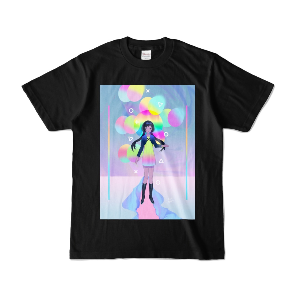 カラーTシャツ「雨が降ったら」(ネオンシリーズ)